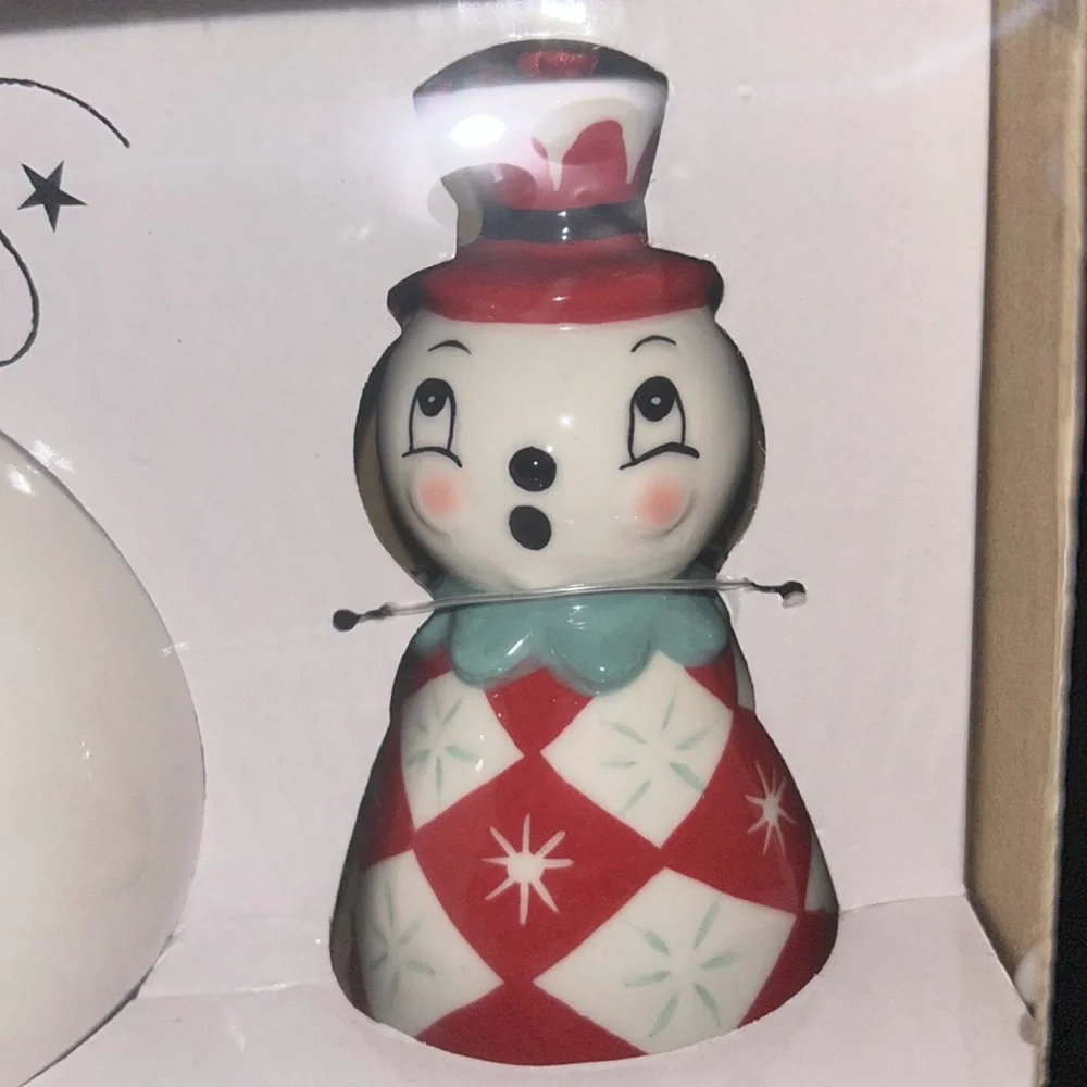 Carnival Cottage by Johanna Parker and Magenta ceramic Mug and Ornament bell set - Picture 3 of 3